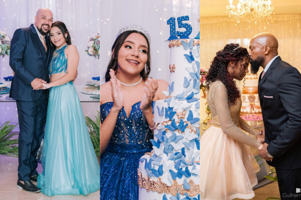 Festa de 15 anos e debutantes